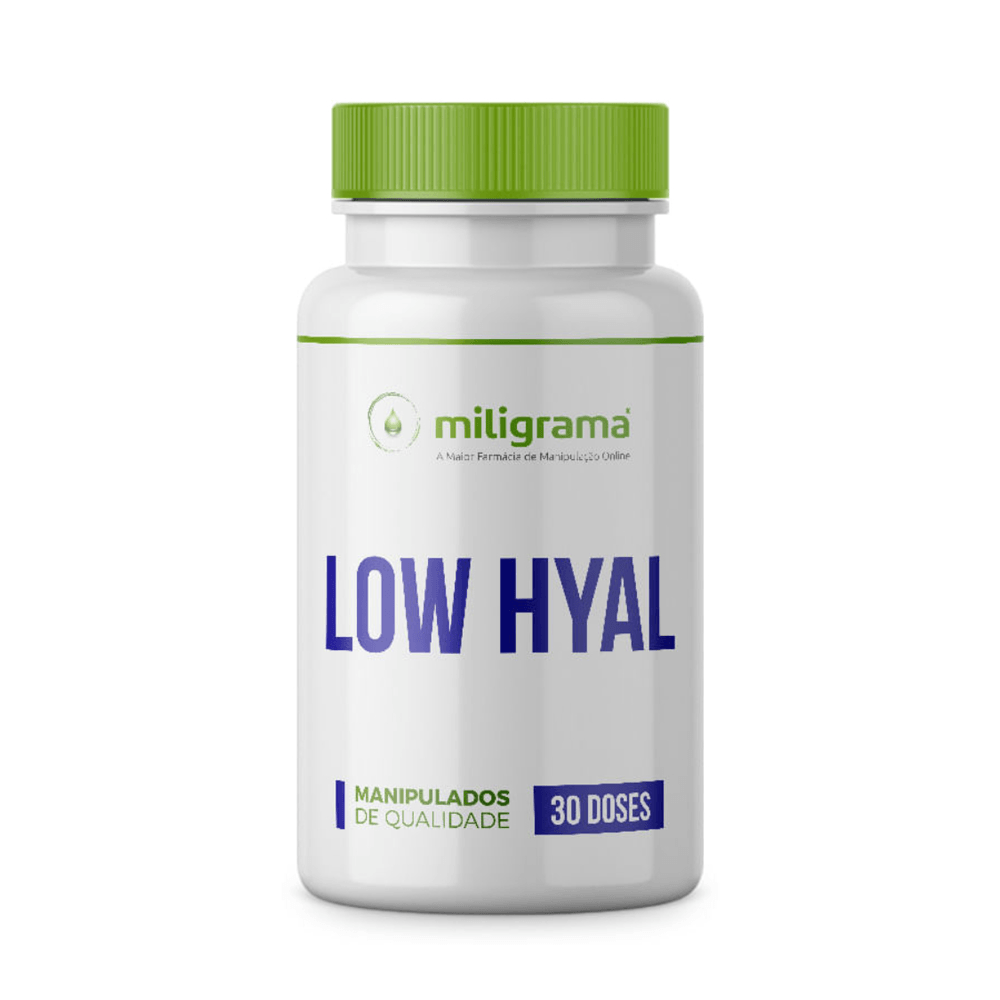 Low Hyal Ácido Hialurônico de Baixo Peso Molecular Miligrama 120mg 30 doses