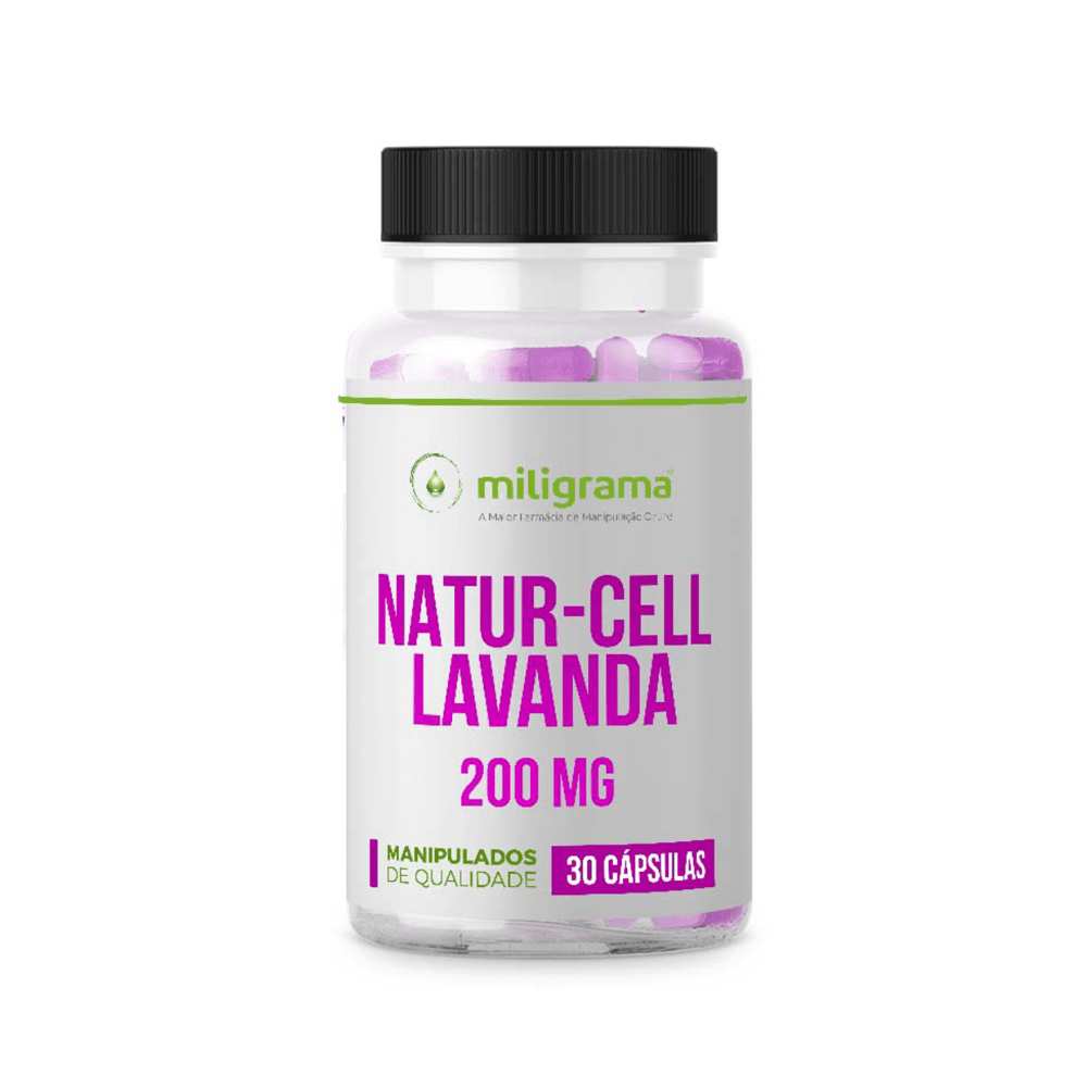 Natur-Cell Lavanda Miligrama 200mg 30 Cápsulas