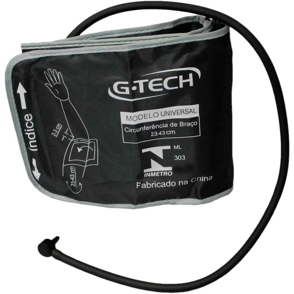 Braçadeira Aparelho Pressão Digital G-tech La250 23-43cm