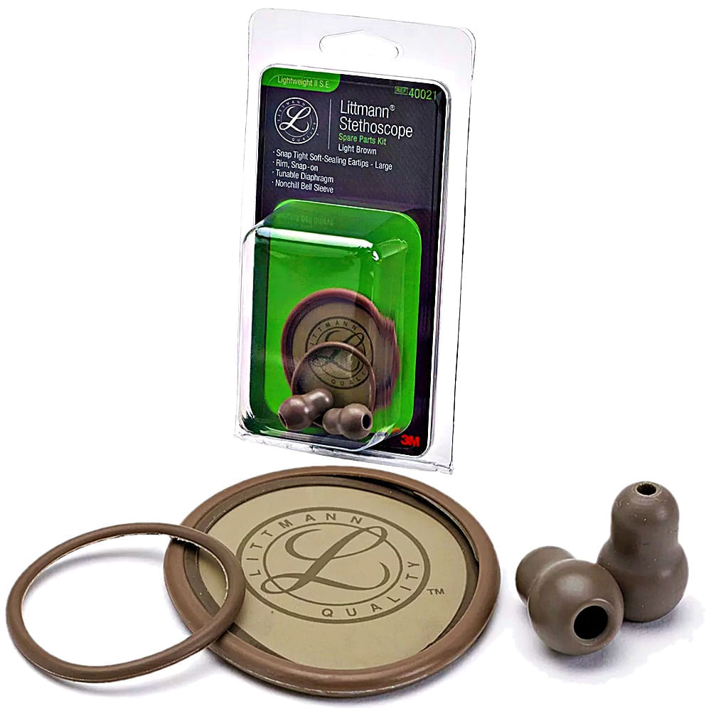 Kit Peças Reposição Para Estetoscópio Lightweight Ii Se 40021 Marrom Claro