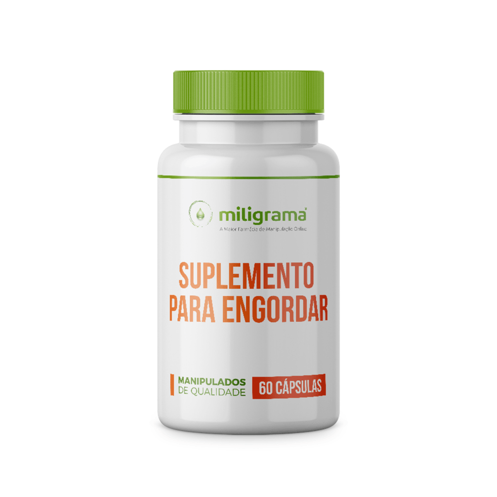 Suplemento para Engordar Miligrama 60 Cápsulas