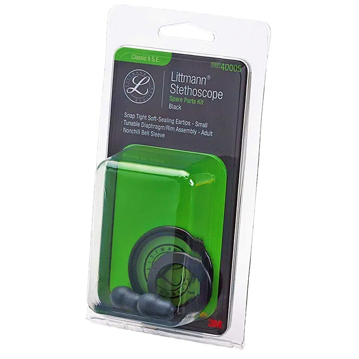 Kit Peças Reposição Para Estetoscópio Classic Ii 40005 Preto