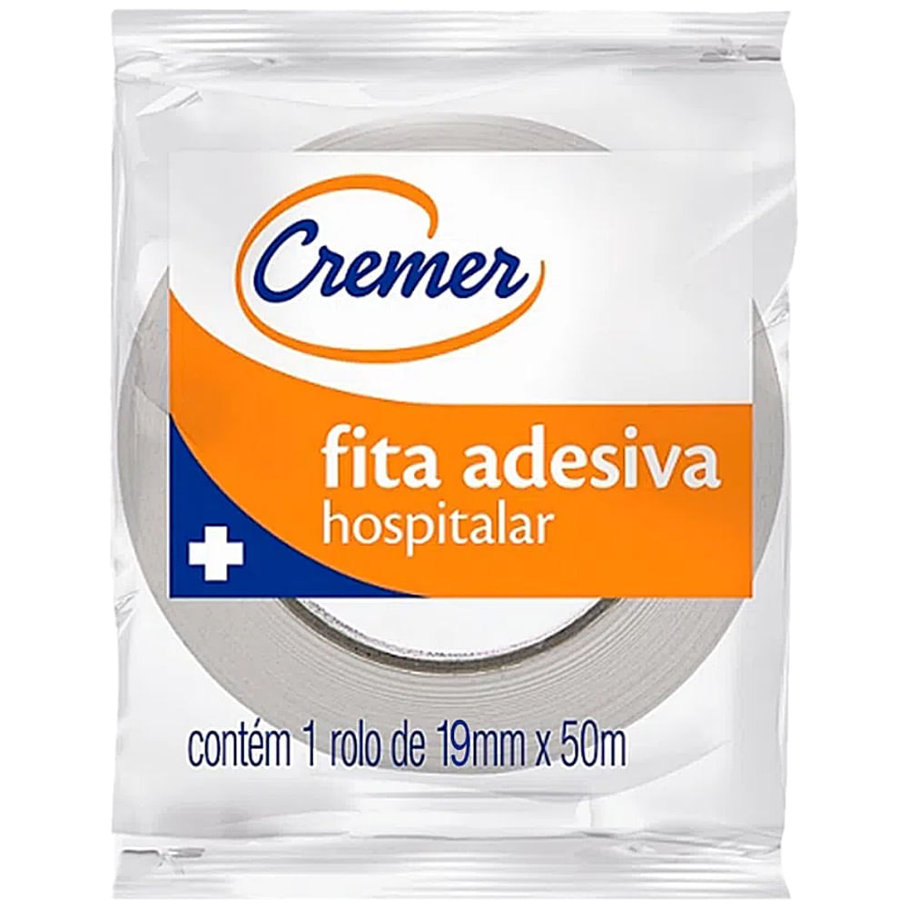 Fita Adesiva Hospitalar Cremer 19mmx50m unidade