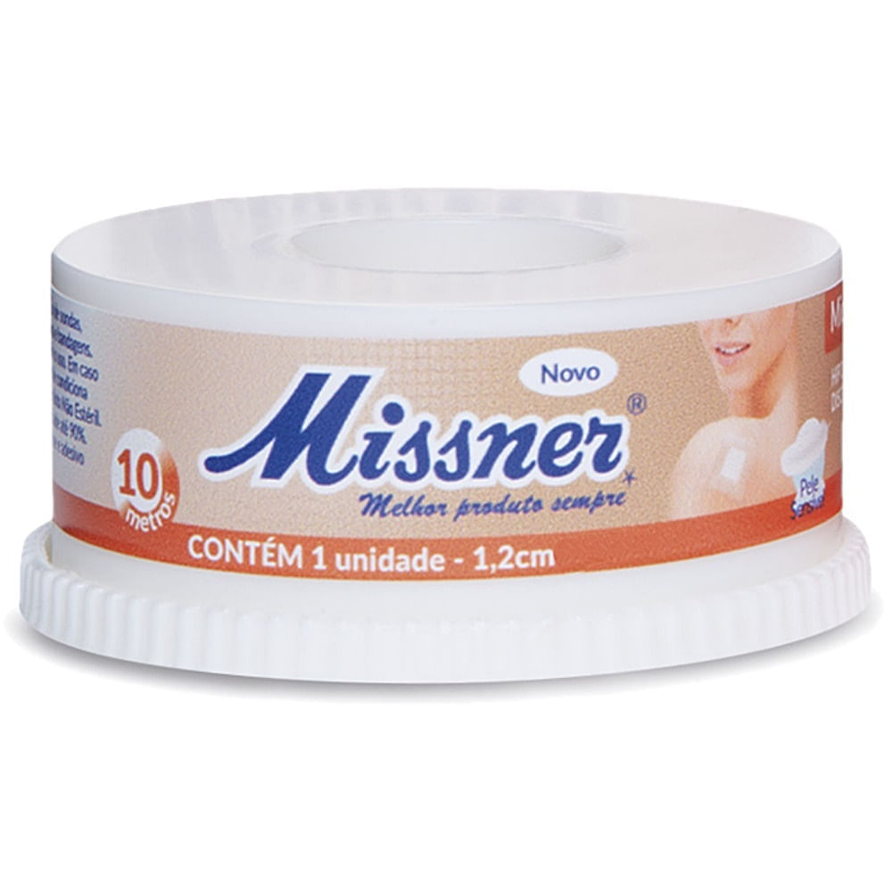 Fita Microporosa Missner Bege 1.2cmx10m unidade
