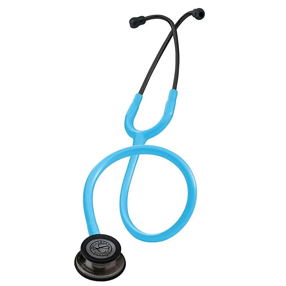 Estetoscópio Littmann Classic Iii Turquesa E Rosa Smoke 5872
