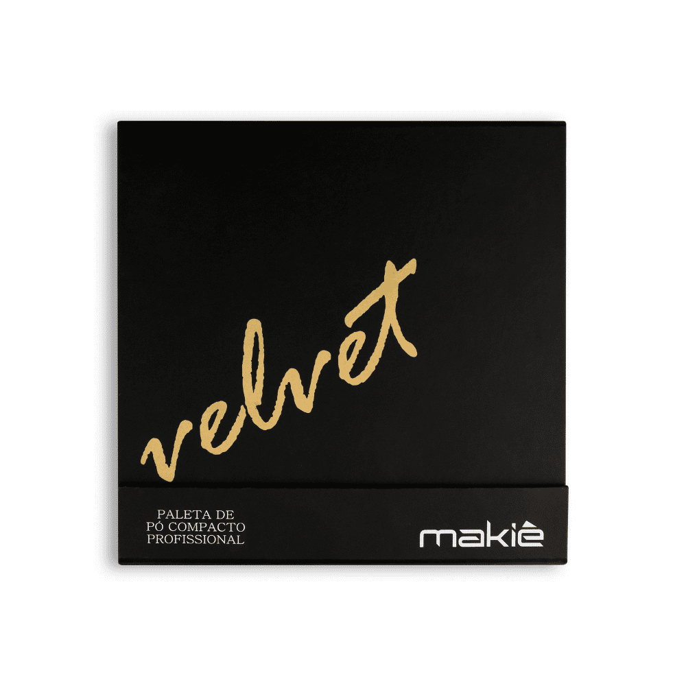 Makiê Velvet Paleta de Pó Compacto 16 Cores x 4g