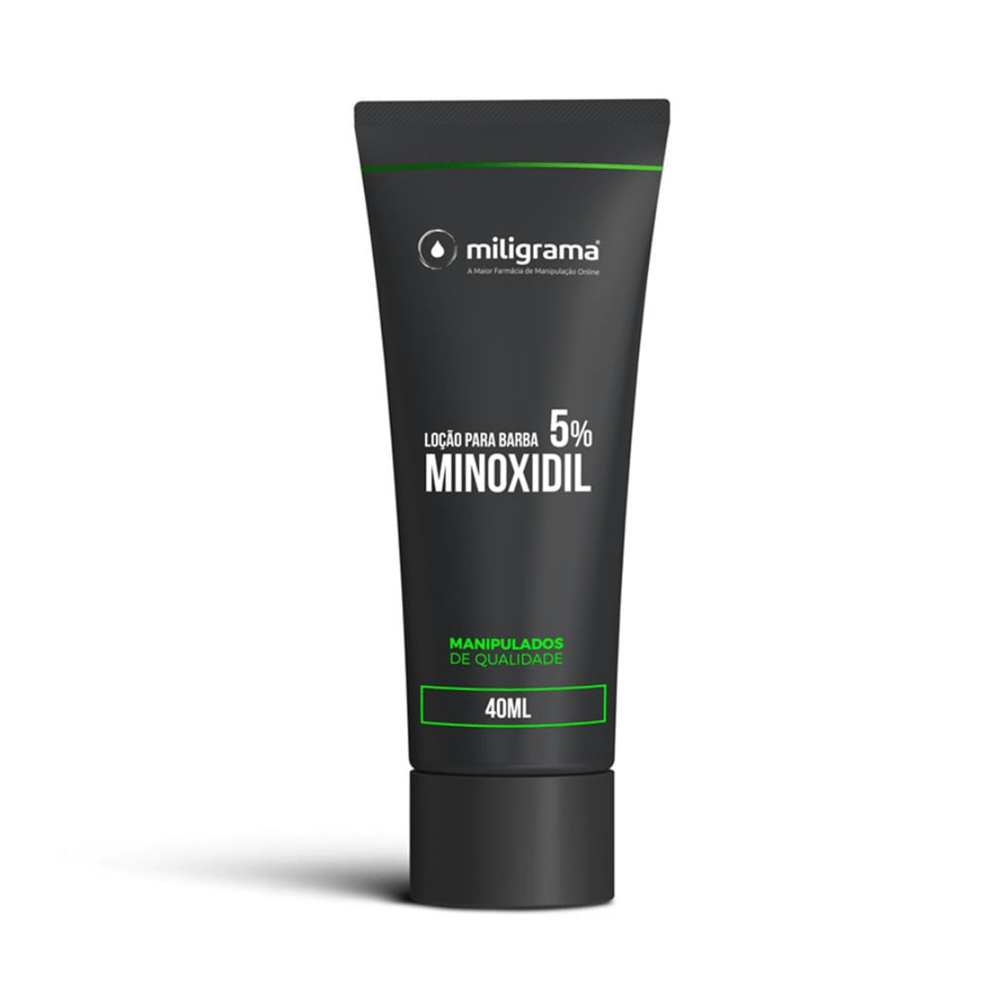 Loção para Barba com Minoxidil 5% Miligrama 40ml