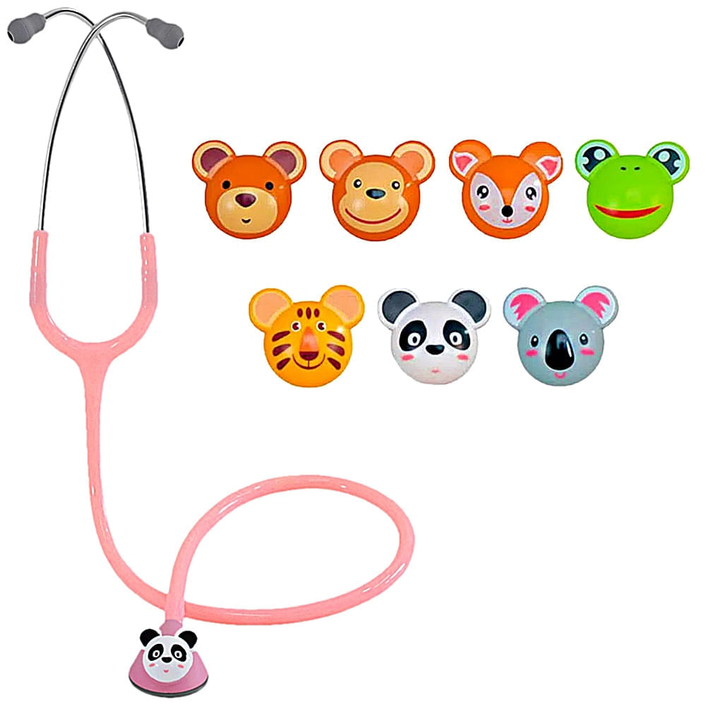Estetoscópio Spirit Fun-Animal Pediátrico Rosa