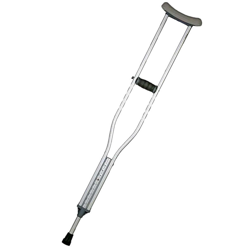 Muleta Axilar De Alumínio Mercur Cinza Tamanhog Unidade