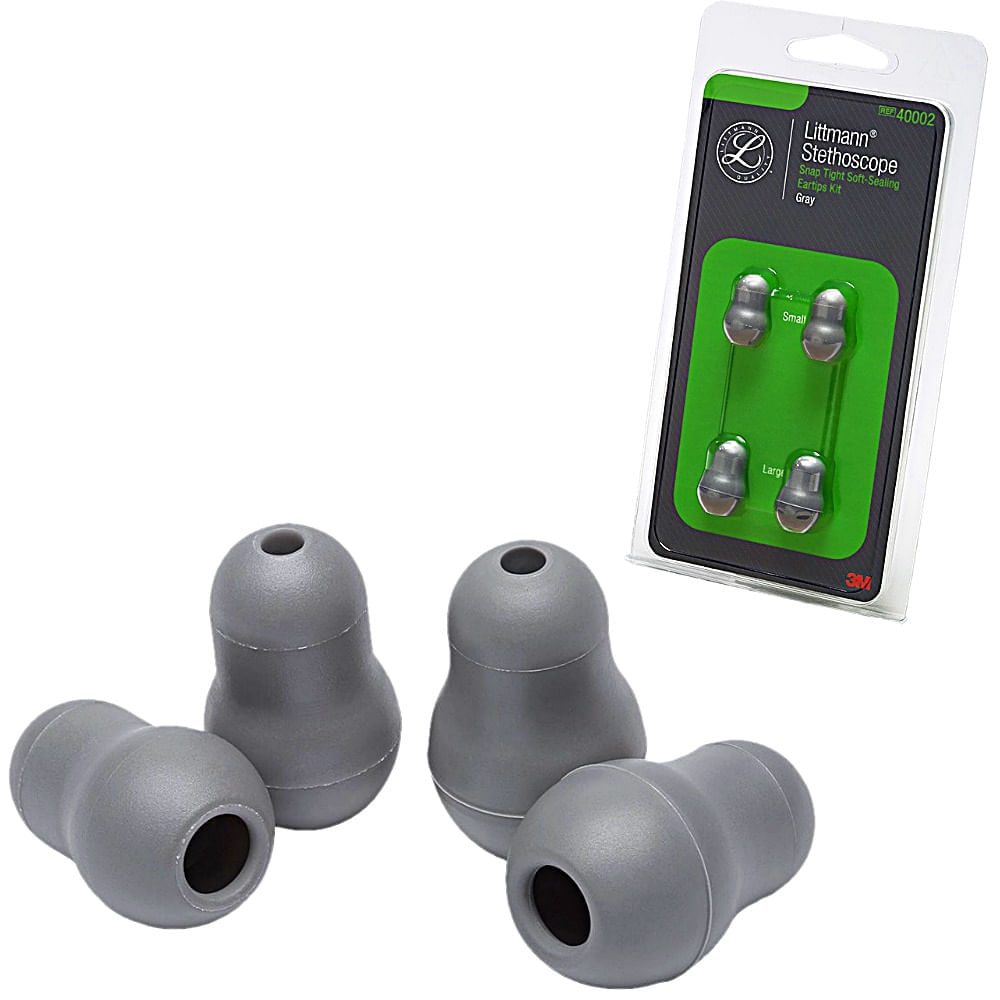 Kit De Olivas Para Estetoscopios Littmann 3m 40002 Cinza