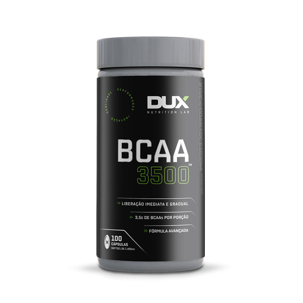 BCAA 3500 DUX NUTRITION POTE 100 CÁPSULAS