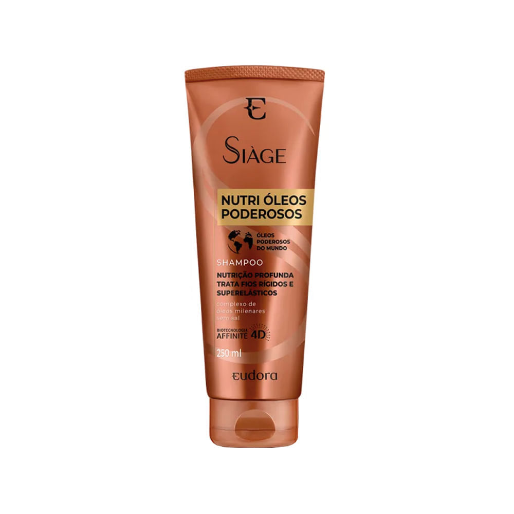 Shampoo Eudora Siàge Nutri Óleos Poderosos 250 ml