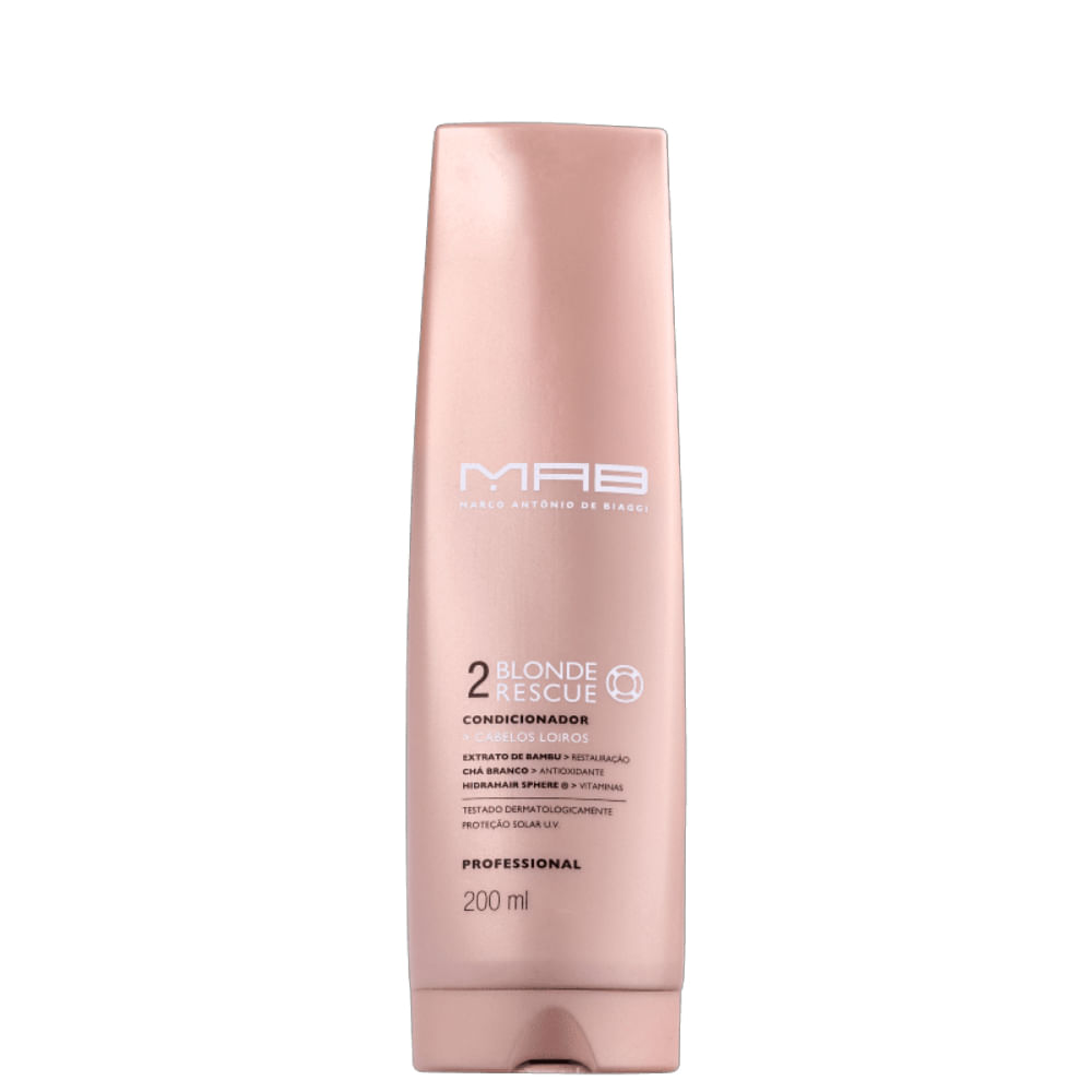 MAB Marco Antônio de Biaggi Blond Rescue  Condicionador 200ml