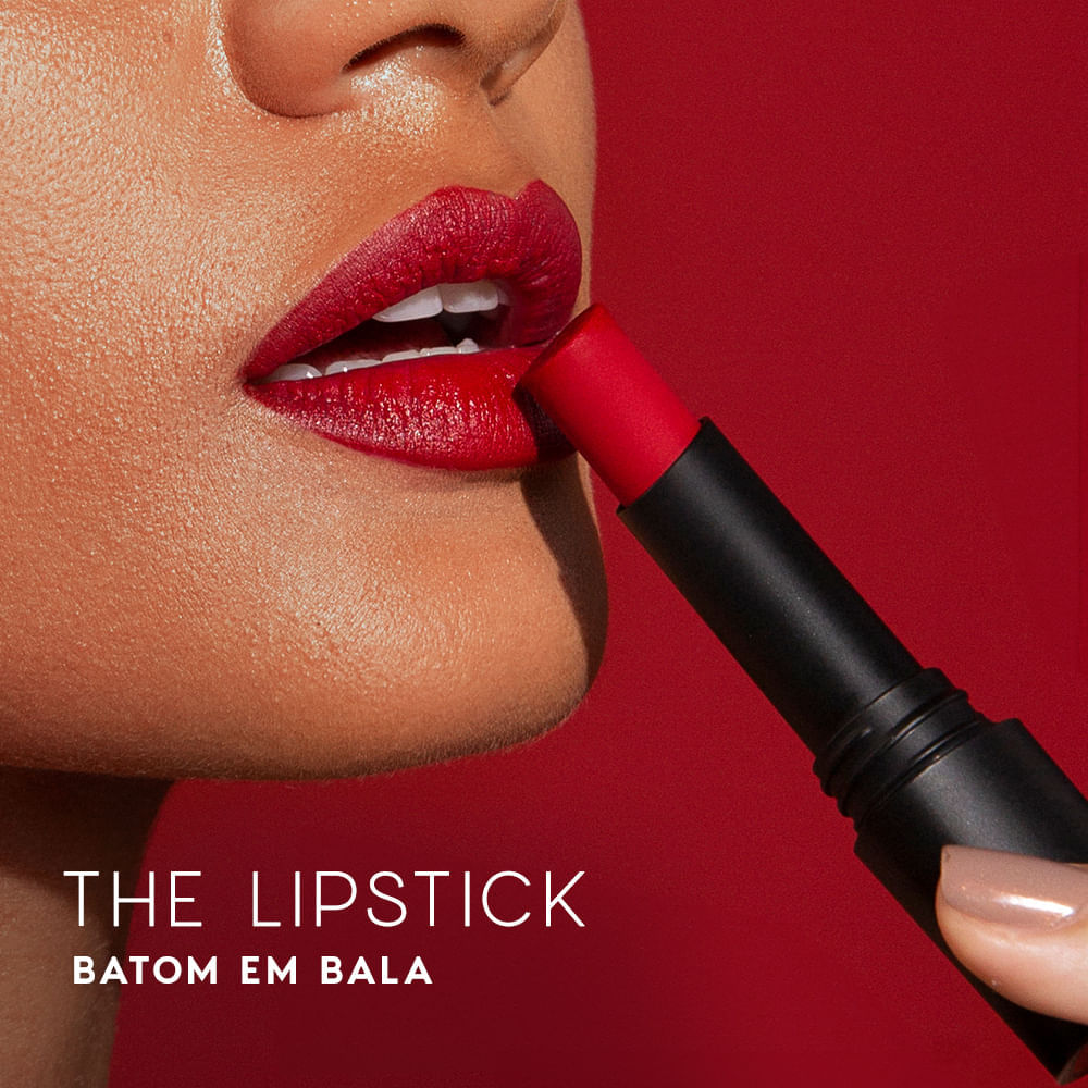 Kit Batom Vermelho + Caneta Delineadora Océane Edition (2 Produtos)