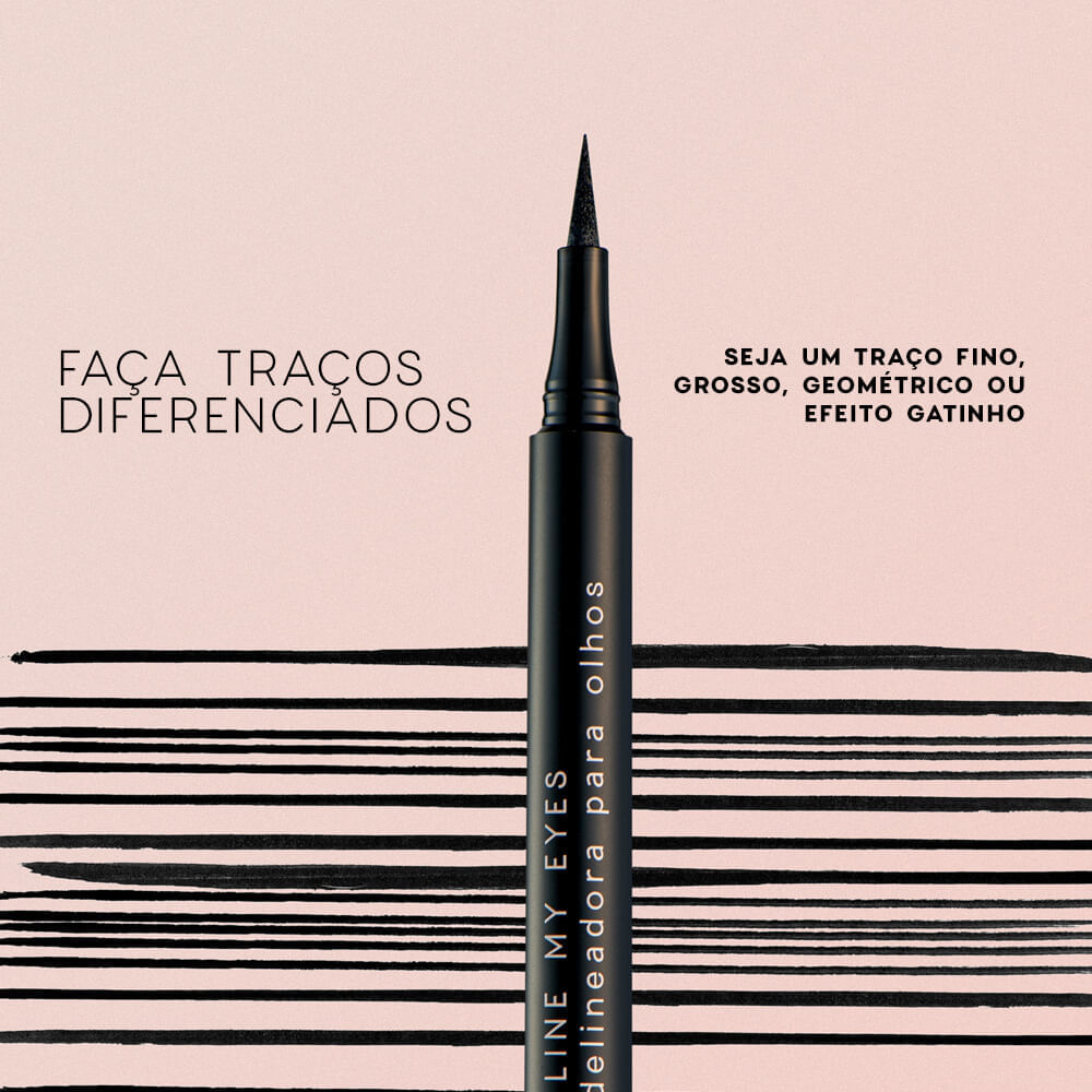 Kit Batom Vermelho + Caneta Delineadora Océane Edition (2 Produtos)