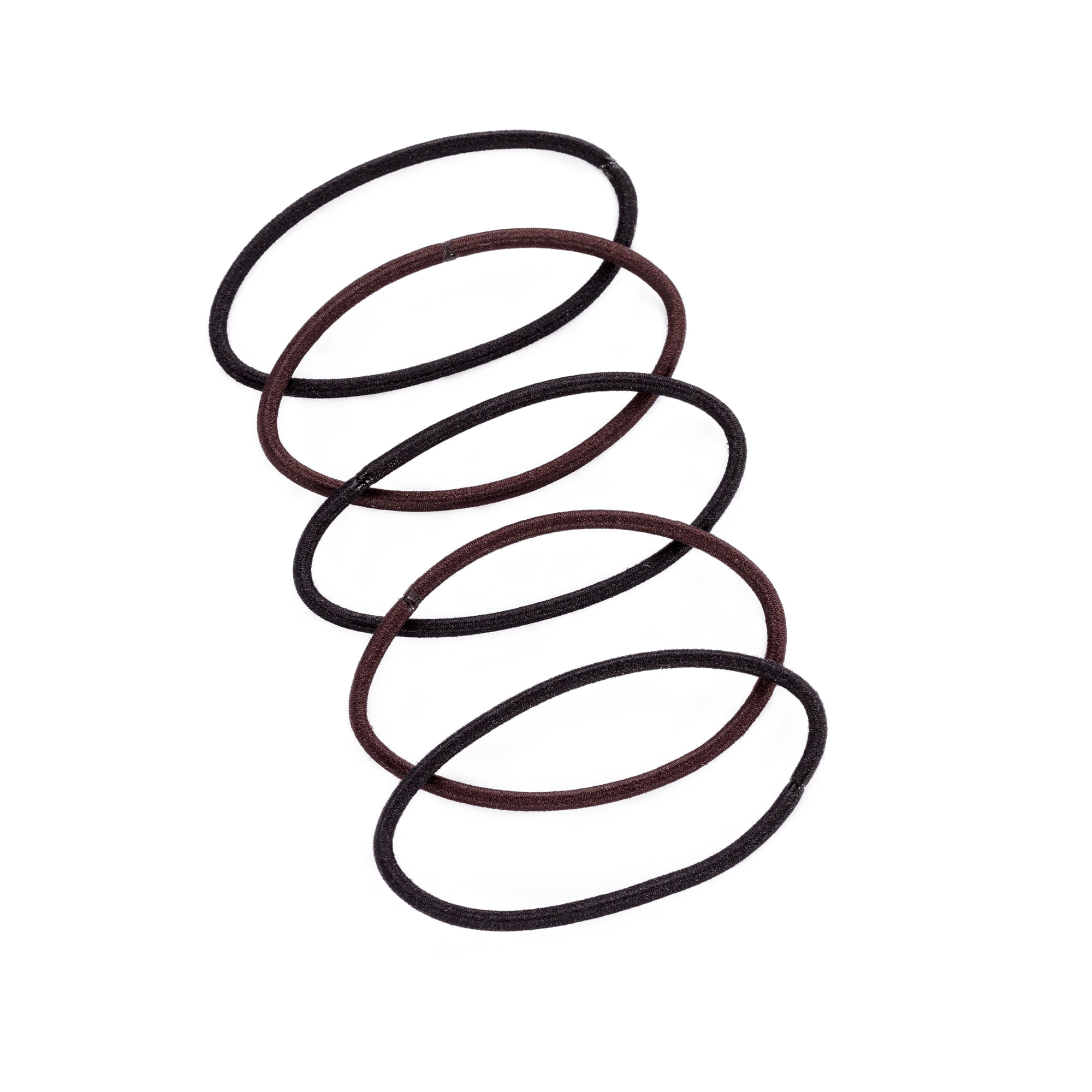 Elástico De Cabelo 2mm 36 Unidades Proart Cor Duo.