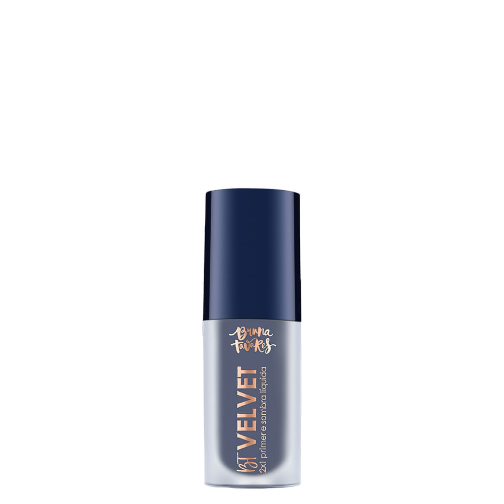 Sombra Líquida e Primer 2x1 Bruna Tavares BT Velvet Grey 6 ml