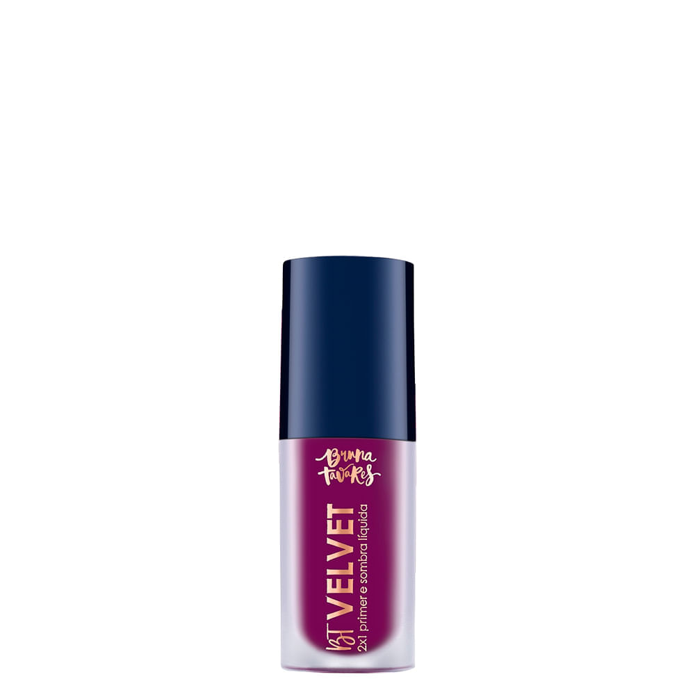 Sombra Líquida e Primer 2x1 Bruna Tavares BT Velvet Grape 6 ml
