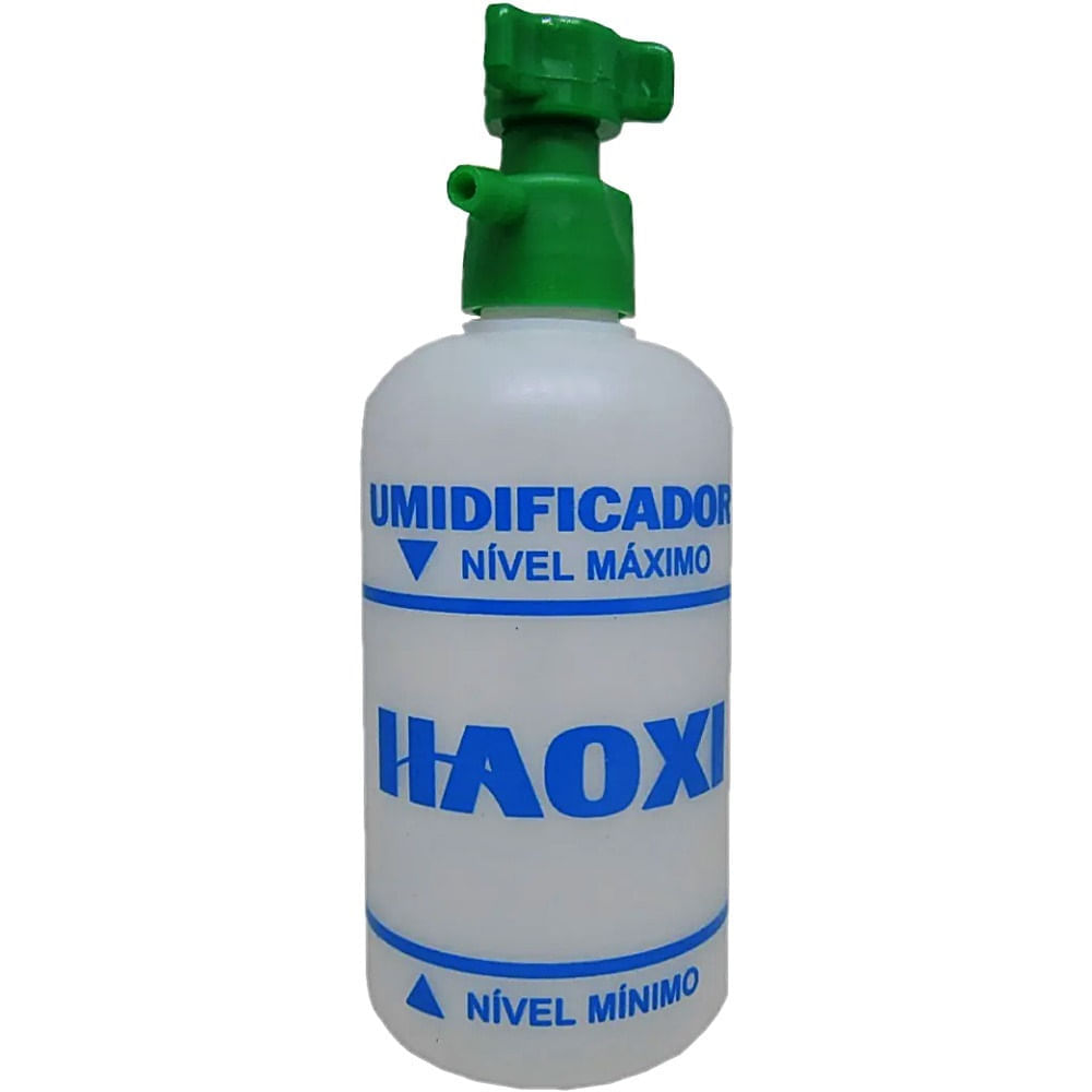 Umidificador Para Oxigênio Haoxi Frasco 250ml - Unidade