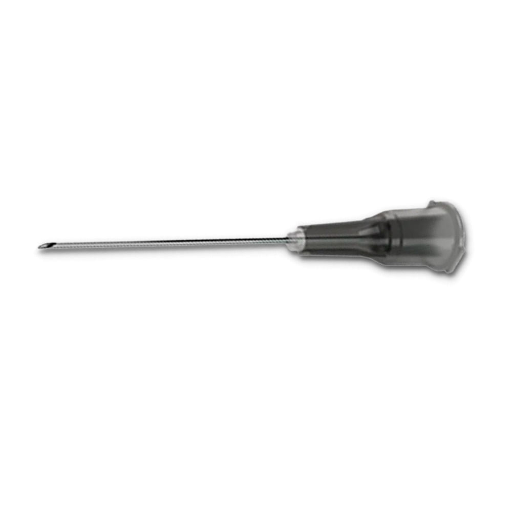 Agulha Hipodérmica Descarpack - 25x0,7mm Preta - Unidade