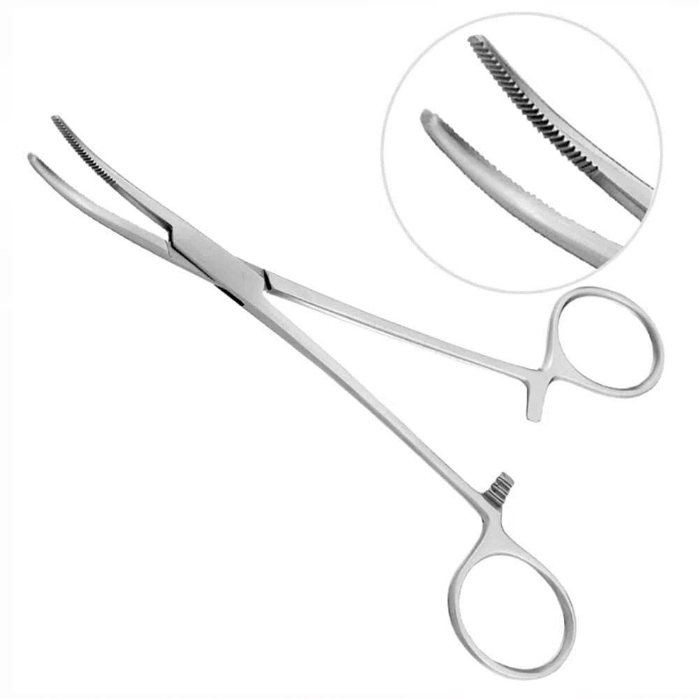 Pinça Kelly Abc Curva 18cm - Unidade