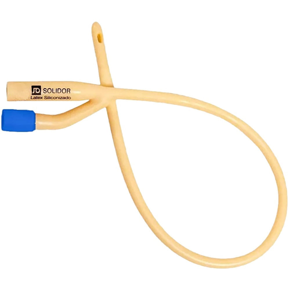 Sonda Foley Solidor 2 Vias Látex Siliconizado Nº 24 10cc - Unidade