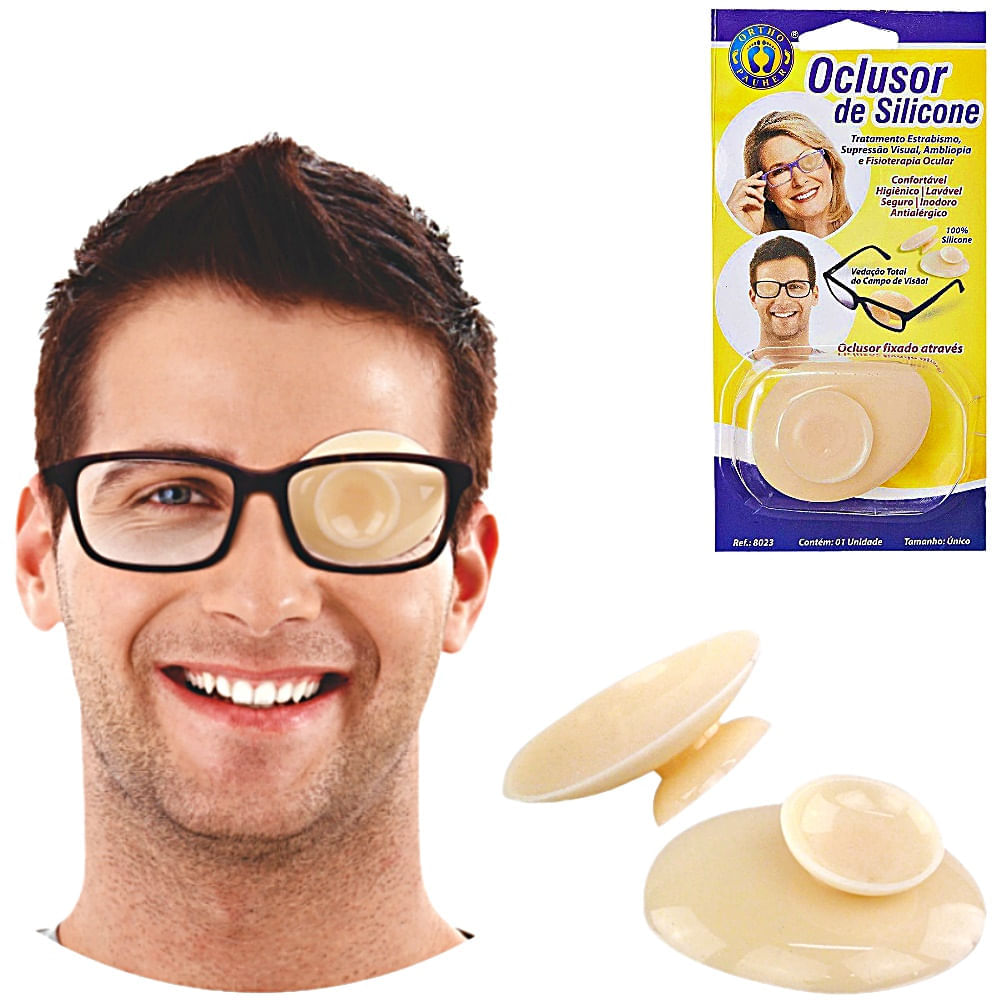 Oclusor Silicone Adulto Orthopauher 8023 - Unidade