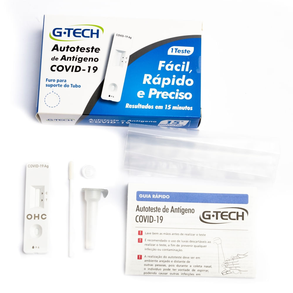 Autoteste de Antígeno COVID-19 G-TECH - unidade