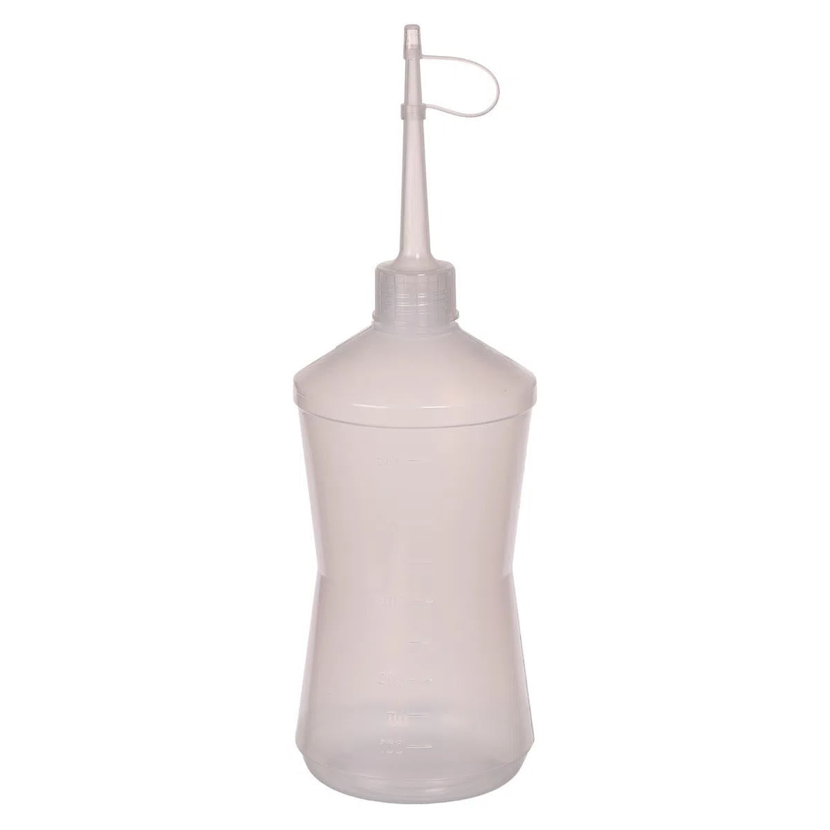 Almotolia Plástica Transparente Reta 500ml - Unidade