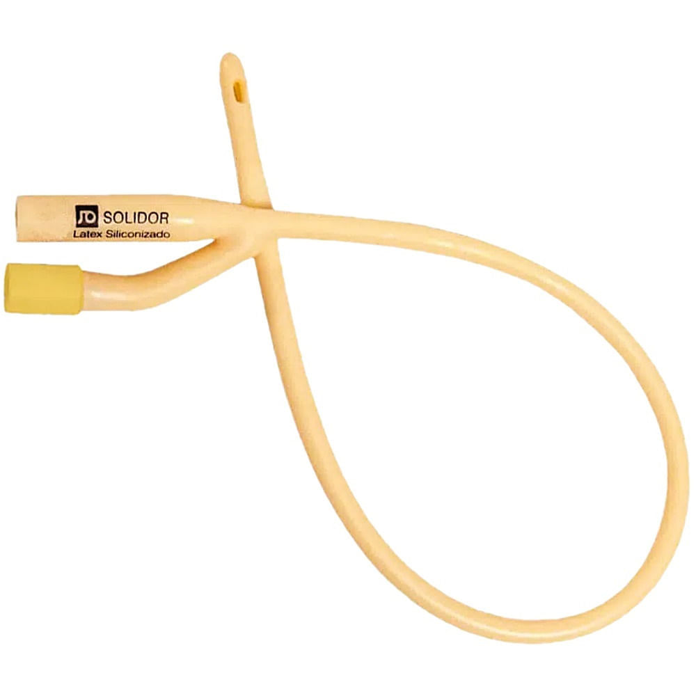 Sonda Foley Solidor 2 Vias Látex Siliconizado Nº 20 10cc - Unidade