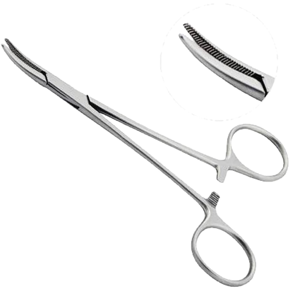 Pinça Mosquito Halstead Abc Curva 12cm - Unidade