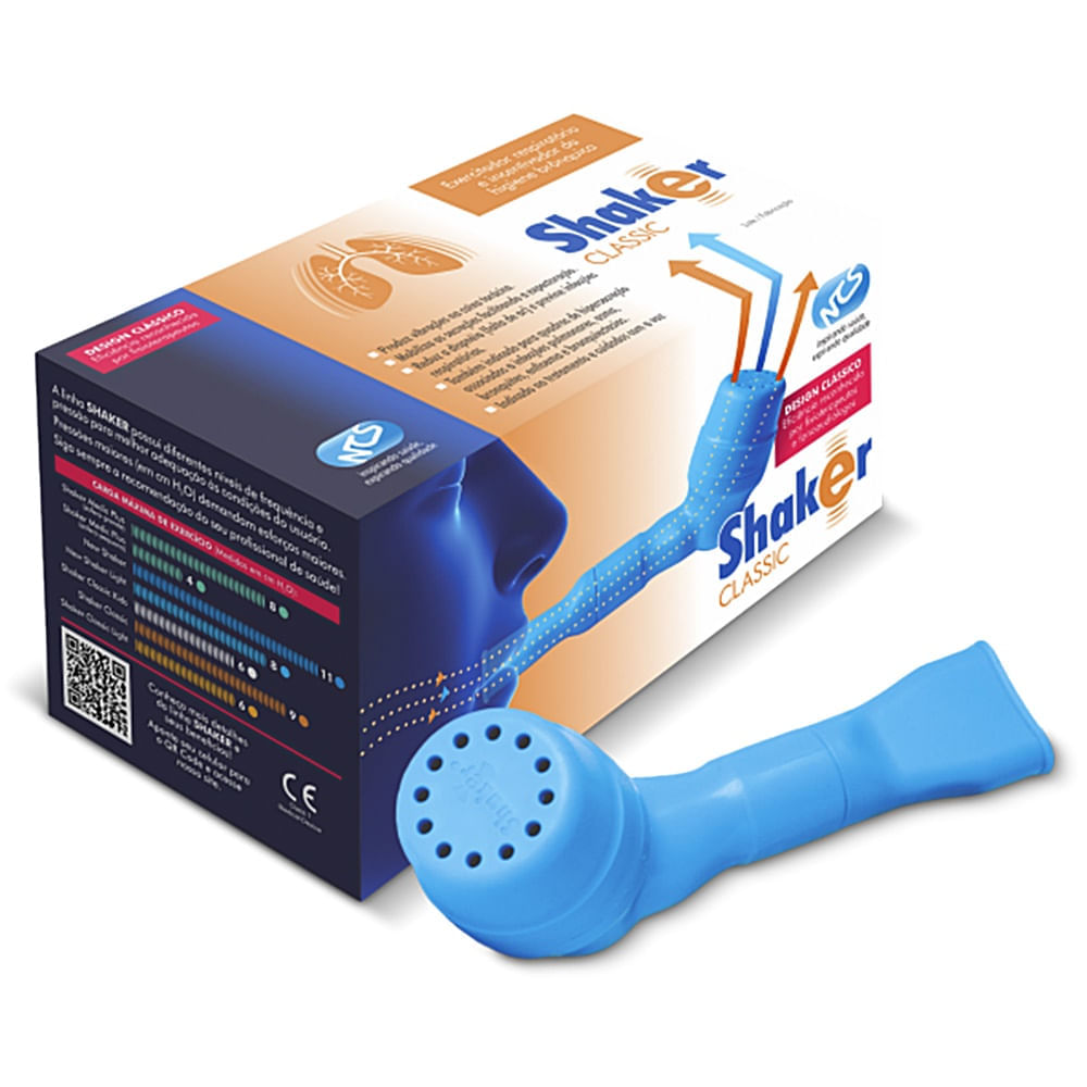 Shaker Classic Aparelho Fisioterapia Respiratória Unidade