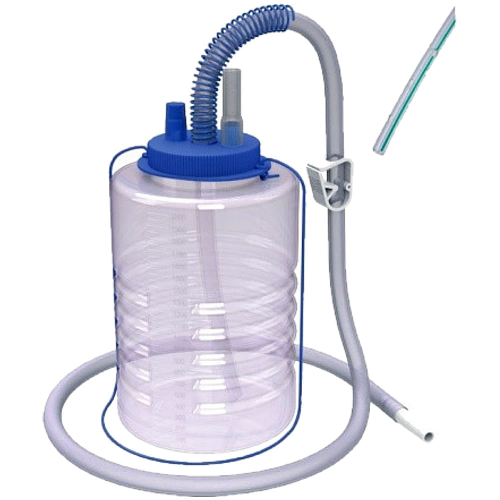 Sistema Drenagem Torácica Mediastinal Lac-medical 2l Dreno34