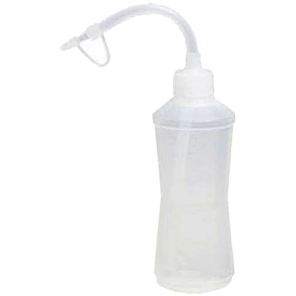 Almotolia Plástica Transparente Curvo 250ml - unidade