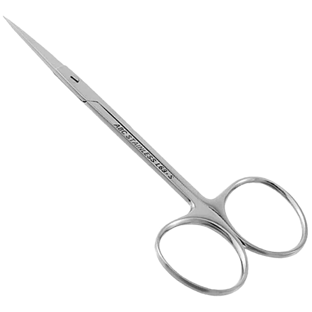 Tesoura Cirúrgica Íris Ou Gengiva Abc Reta 12cm - Unidade