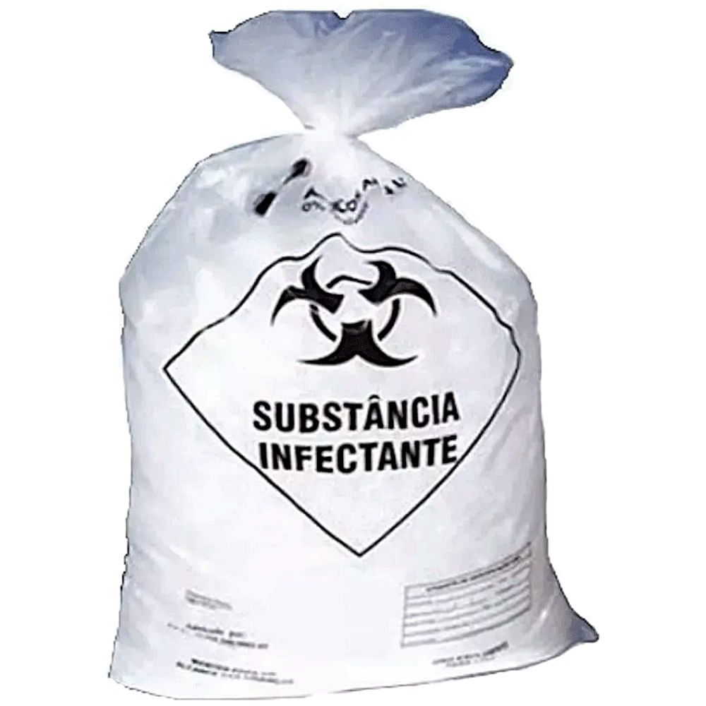 Saco Para Lixo Infectante / Hospitalar 50 Litros - Unidade