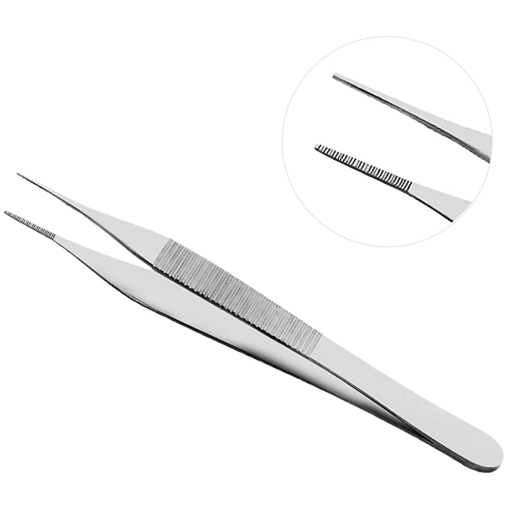 Pinça Adson Abc Com Serrilha 12cm - Unidade