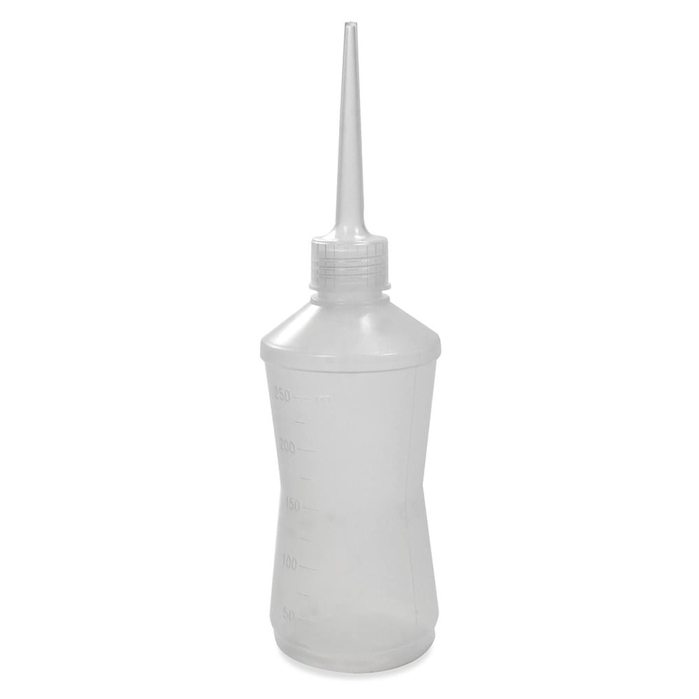 Almotolia Plástica Transparente Reta 250ml - Unidade