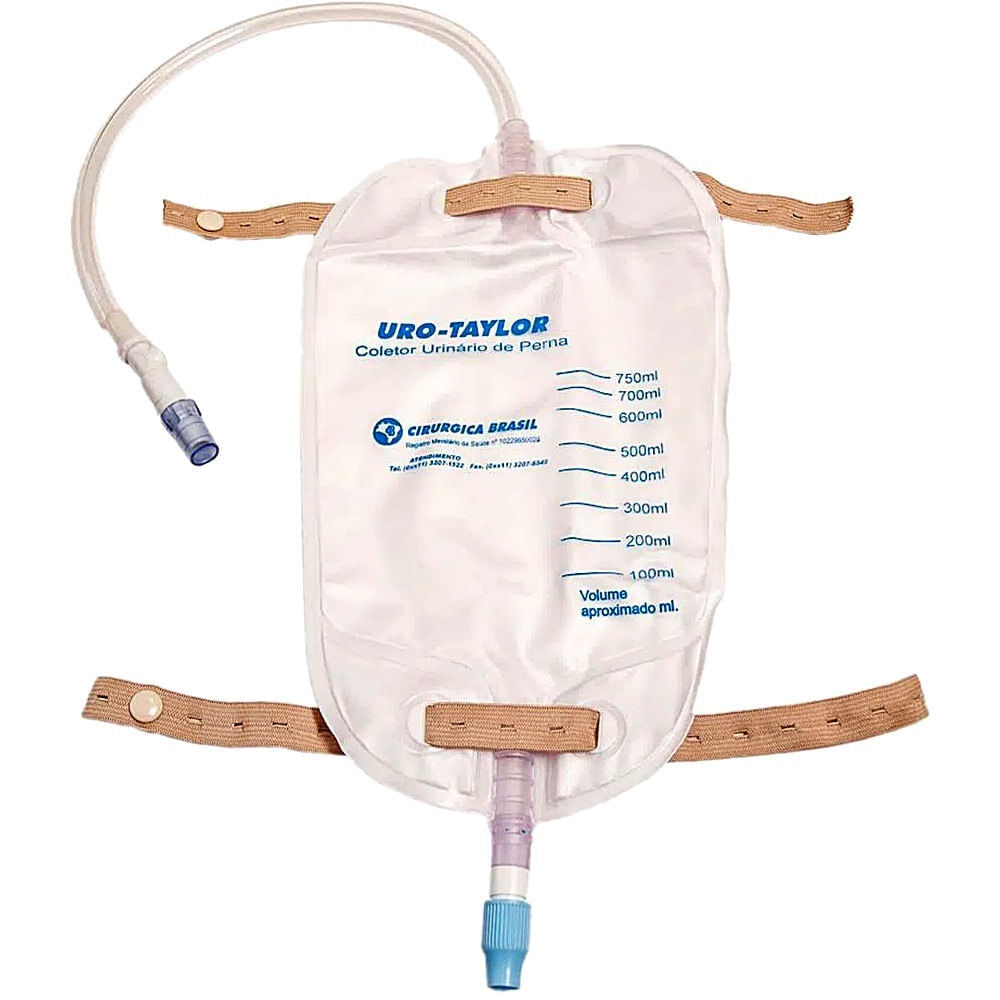 Coletor Urinário Perna Adulto Sistema Fechado 750ml - Unidade