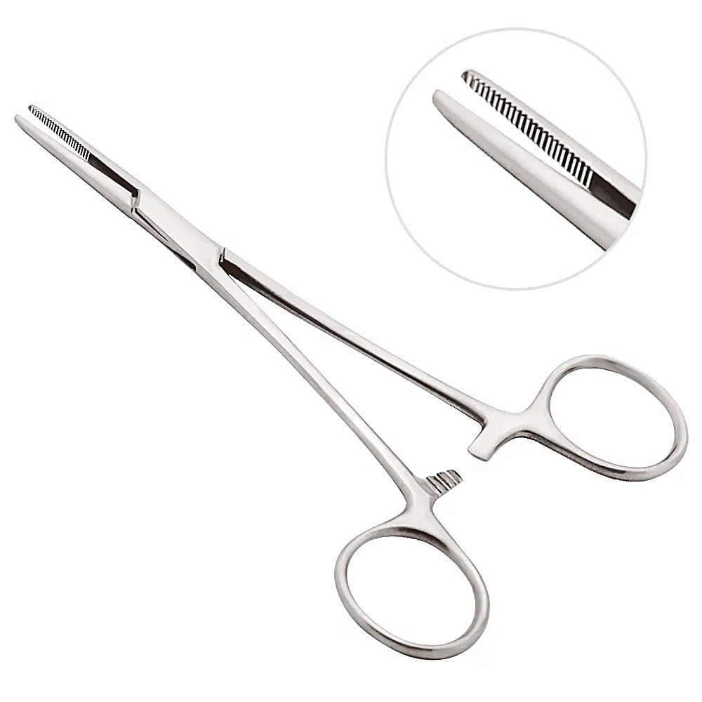 Pinça Kelly ABC Reta 14cm - unidade
