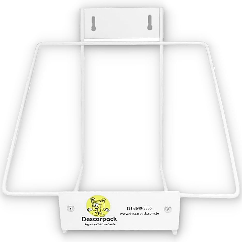 Suporte Para Coletor Descarpack De Papelão Em Metal 7l - Unidade