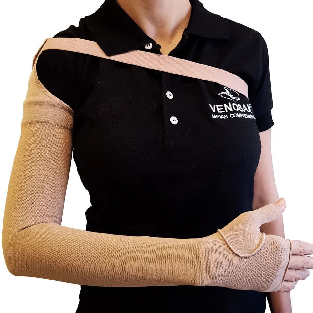 Braçadeira Comfortline Cotton 30-40 Até O Punho Com Polegar M Curta - Unidade