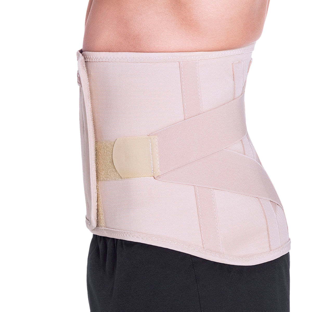 Colete Putti Elástico Kestal - Bege - Baixo - Tamanho Gg