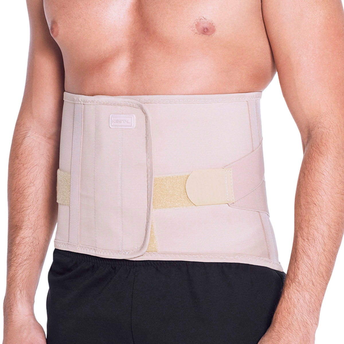 Colete Putti Elástico Kestal - Bege - Baixo - Tamanho GG