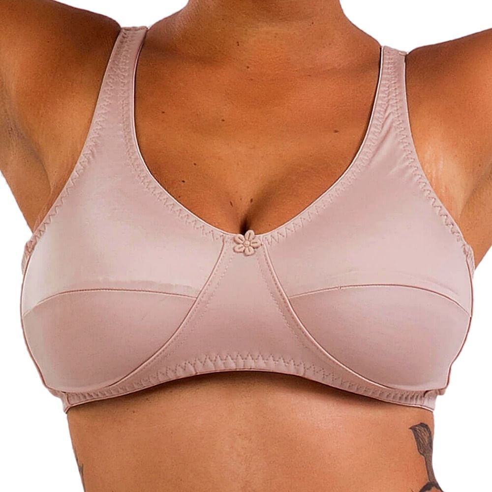Sutiã Mastectomia Esbelt Lycra Chocolate Tam 54