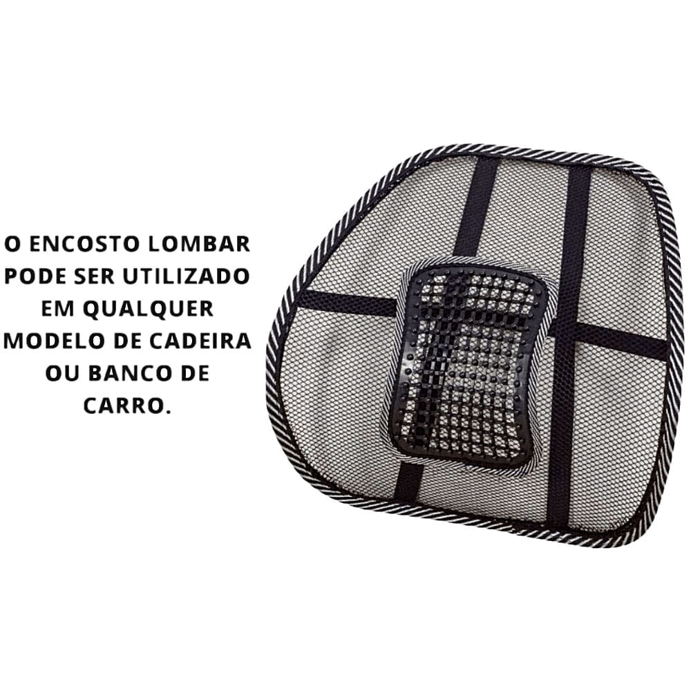 Encosto Lombar Sente Bem Supermedy - unidade