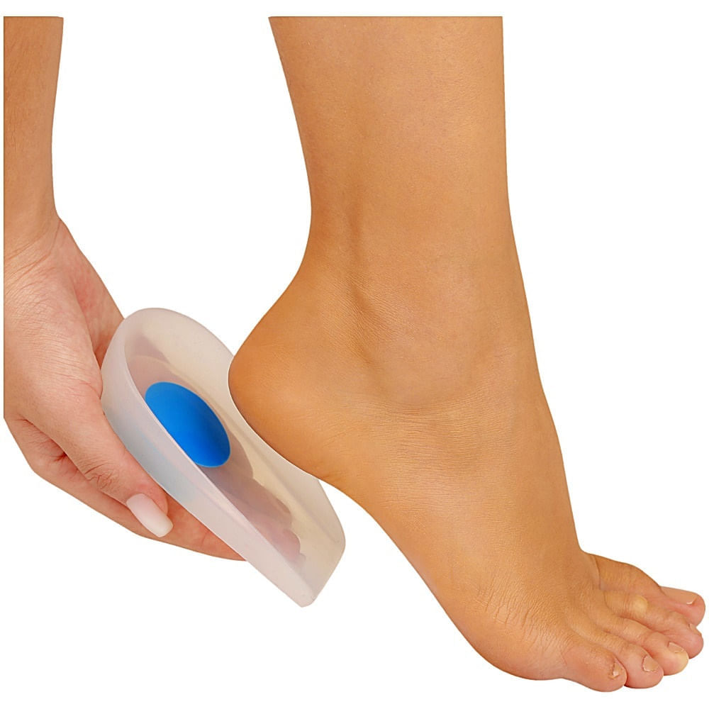 Calcanheira Silicone Esporão Ponto Azul 1002 Tam P - Par