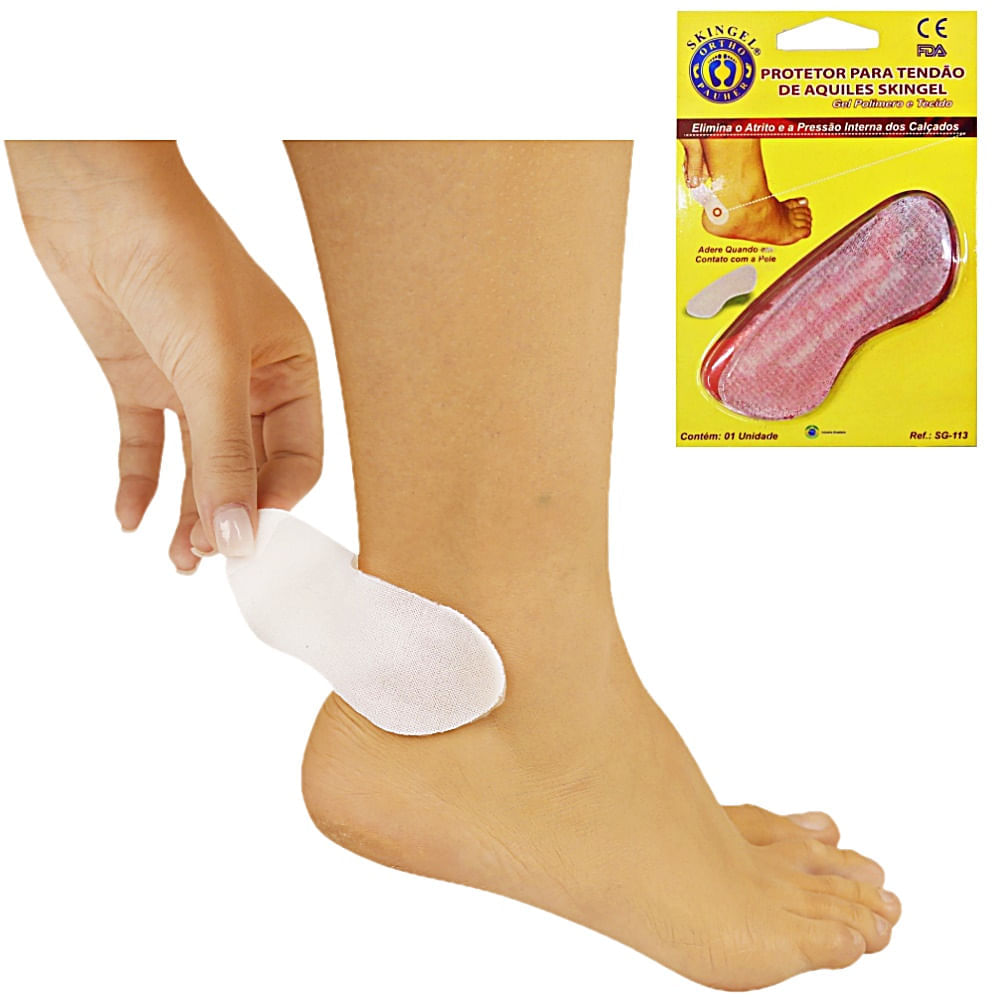 Protetor Para Tendão De Aquiles Skingel Sg113 - Unidade
