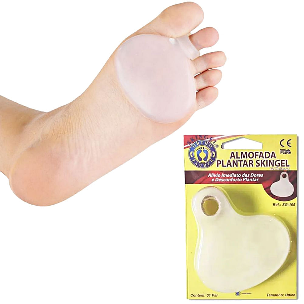 Almofada Plantar Skingel SG105 Par