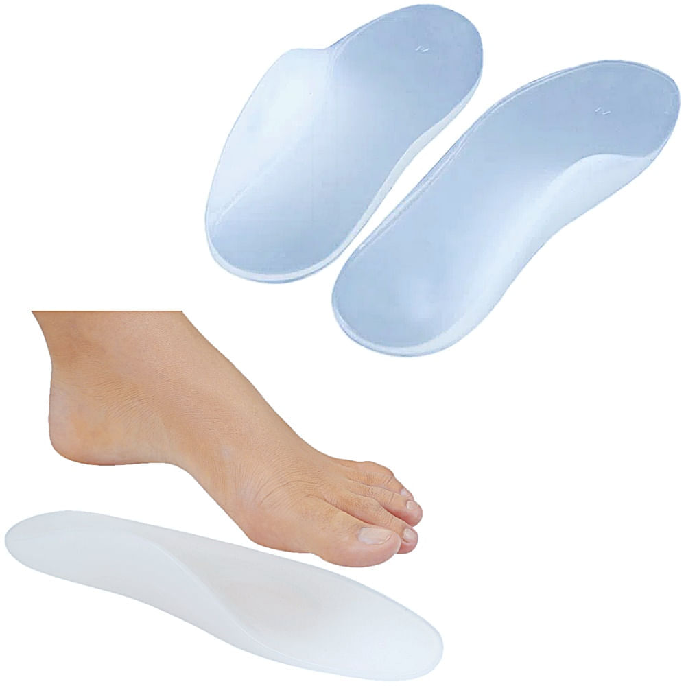 Palmilha Siligel Com Arco Terapêutico Tam 43/44 - 1 Par